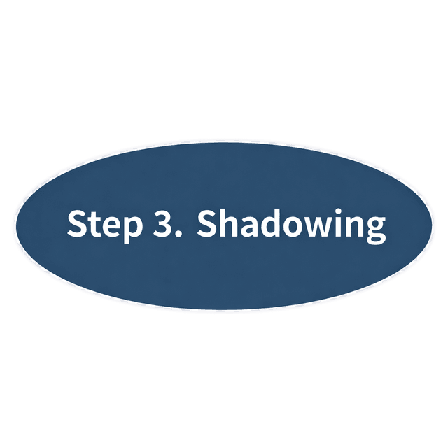 Step 3. Shadowing